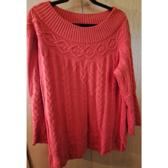 Women's Jessica London Redish Orange Sweater Size 14/16 - Picture 1 of 5